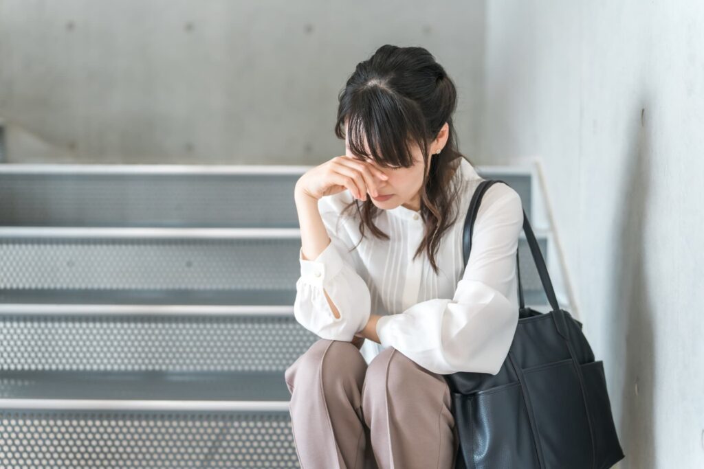 不安に感じる人